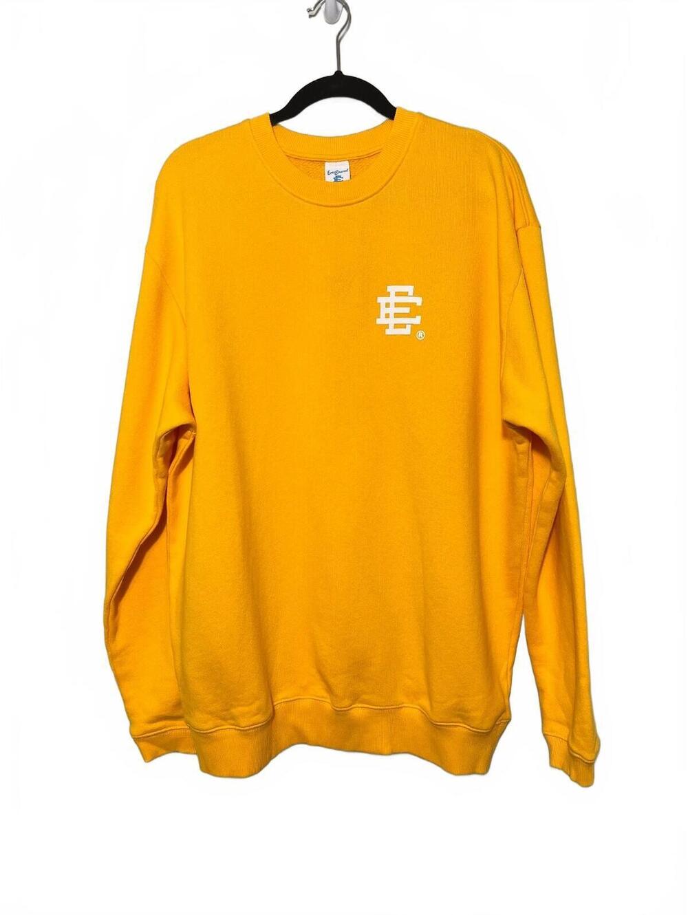 Eric Emanuel Bright Orange Crewneck Sweatshirt X-Large NWT